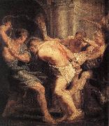 RUBENS, Pieter Pauwel The Flagellation of Christ Spain oil painting artist